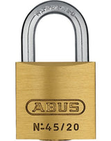 Zyl. Vorhangschloss Nr. 45 /20 2 Schlüssel verschieden - ABUS