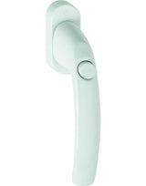 Olive Atlanta mit Druckknopf mit 35 mm Stift / 10 mm Nocken Ral 9016 - HOPPE