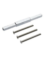 Montageset 181 Vierkant 8/10 L=120mm Schraube M6x100 Tst.88-92 verzinkt - edi