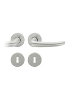 Drückergarnitur 12 1023 Rosette ,rd.,BB,8,F1,TS39-58 - FSB