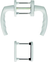 Türgriffgarnitur Atlanta Ral 9016 10 mm Nocken beidseitig hoch - HOPPE