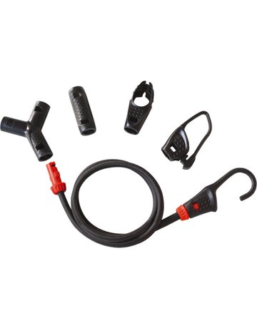 AV - Spanngummi-Set, SB15 EK DFNLIGBES, mit Metallhaken, schwarz - ABUS