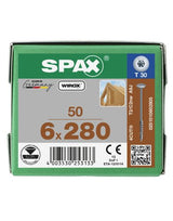 Holzschraube Hi.FORCE Tellerkopf 6x280mm,Teilgw,Innensechsrund T30,WIROX - SPAX