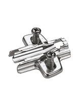 HETTICH Kreuzmontageplatte Sensys 8099, mit vormontierten Euroschrauben, Stahl - Hettich