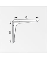 Konsole L250xT300mm schwere Alugussqualität,ALU,kugelpoliert - Alfer