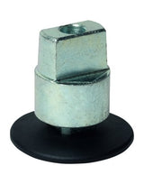 Steckachse mit Flachkonus,10mm,silberfarbig verzinkt - dormakaba