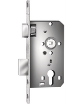 Einsteckschloss 17464W0 PZW72/8,D55,F18x235rd,NiSi,DL - SAG