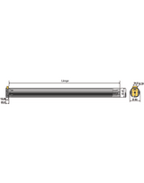 LT 50 Start 6/17 SW 60 ED Kabel 3 m schwarz - Somfy