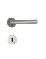 Drücker-Rosettengarnitur Jupiter BB Edelstahl mit TS 38-42 mm - Topform