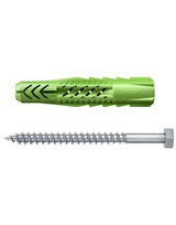 Universaldübel UX Green 12x70mm,KU,m.Schraube,VE 4 - fischer