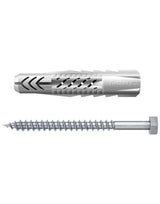 Universaldübel UX 10x60mm,KU,m.Schraube,VE 4 - fischer