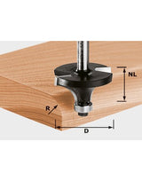 Abrundfräser HW D16,7/R2 KL - Festool