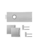 Glastürschloß EGS 360Q OS 71 mit Bänder Edelstahl matt unverschließbar - Karcher Design