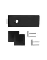 Glastürschloß EGS 360Q OS 83 mit Bänder Kosmos schwarz unverschließbar - Karcher Design