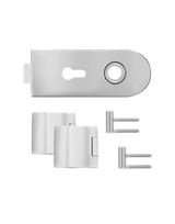 Glastürschloß EGS 370 PZ 71 mit Bänder Edelstahl mattverschließbar - Karcher Design