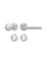 Wechsel-Rosettengarnitur Rhodos XL EPRO/FS 18 Edelstahl matt rechts TST 35-75mm - Karcher Design