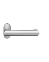 Rahmentürlochteil Kos XL zentriert Edelstahl matt für 8 und 9mm Stift oval - Karcher Design