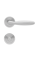Drücker-Rosettengarnitur Korfu ER24 BAD Edelstahl matt TS 39-45mm - Karcher Design