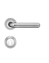 Drücker-Rosettengarnitur LignanoSteel ER35 BB Edelstahl poliert /matt TS 39-48mm - Karcher Design