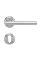 Drücker-Rosettengarnitur Verona Steel ER37 PZ Edelstahl matt TS 39-48mm - Karcher Design