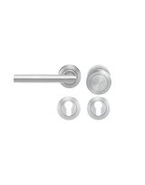 Wechsel-Rosettengarnitur Verona ER37 PZ Edelstahl matt links TS 39-48mm - Karcher Design