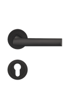 Drücker-Rosettengarnitur Paris ER55-PZ Kosmos schwarz TS 38-48mm - Karcher Design
