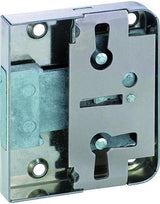 Aufschraub Möbelschloss vernickelt 772/45 Zuhaltung 8 X 6 mm - JuNie