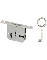Einst.-Möbelschloss 668/15 Schließung 6 Zuhaltung 6 X 6 mm vernickelt - JuNie