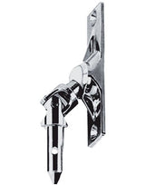 Gelenklager 85 x 23 mm, 55 Grad für Vierkantstab, vernickelt