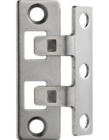 Wohnungseingangstür- Bandseitensicherung, TAS102 C/DFNLI, DIN Links-Rechts, edelstahl - ABUS