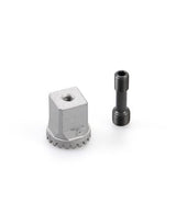 Achsoberteil TS500/TS550 mit Vierkant,15mm,DR verzinkt - GEZE