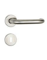 Drücker-Rosettengarnitur Titania BB Edelstahl mit TS 38-42 mm - Topform