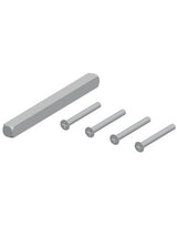 Befestigung set für Drücker-Rosettengarnitur Vierkantstift 8 x 120 mm TS 57-66 mm - Topform