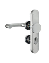 Kombi-Schutz-Wechselgarnitur Titania ZA rechts 8/72mm Edelstahl mit TS 36-53mm - Topform