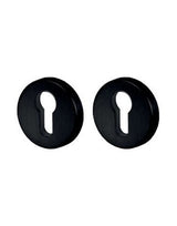 Schutzrosette Paros rund PZ RAL 9005 schwarz - Topform