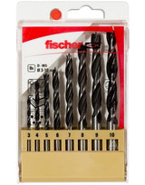 Holzspiralbohrer D-WS Set 3-10mm - fischer