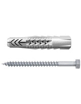 Universaldübel UX 10x60mm,KU,m.Schraube,VE 4 - fischer